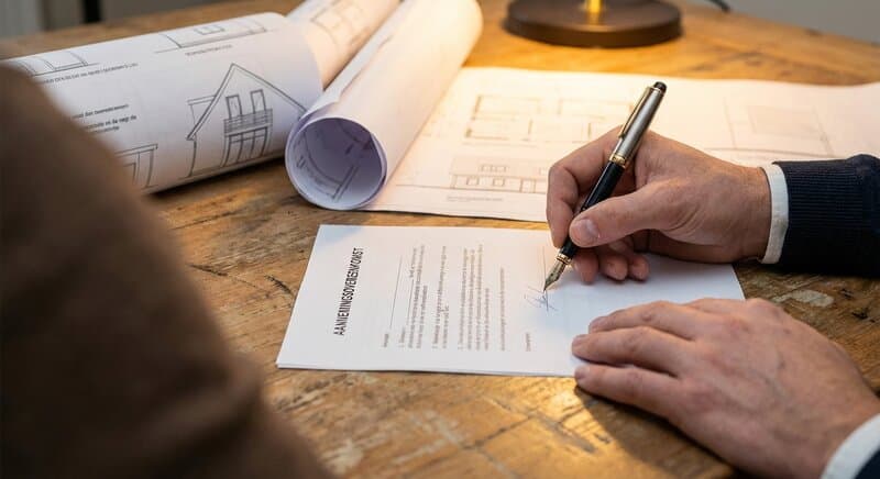 Bouwcontract checklist: 15 punten die erin moeten staan